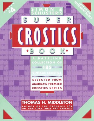 Simon & Schusters Super Crostics 4 Thomas H. Middleton Taschenbuch Englisch 1997