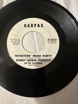 Bobby (Boris) Pickett   Monster Mash / Monster Mash Party   Garpax 45