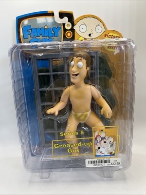 Family Guy Greased up Guy Mezco Action Figure Series 5 2006 for