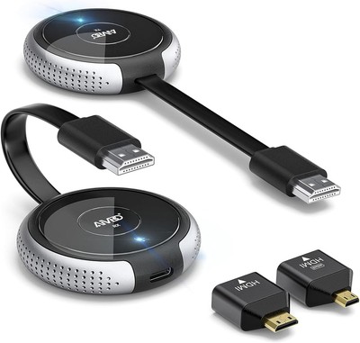 HDMI Wireless, Wireless HDMI Transmitter and Receiver 4K Decoding, 165FT/50M