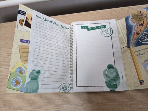 GEBRAUCHT Mein Abenteuer Journal Disney Pixar Spirale Notizbuch Aufkleber Postkarte UP Film - Bild 7 von 14