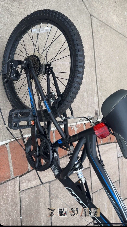 Bicicleta para niños Hyper Shocker cuadro de suspensión de acero 20 Foto 3 de 4