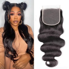 KAFEIER 6x6 Closure Human Hair 6x6 HD Closure Body Wave Closure Transparent