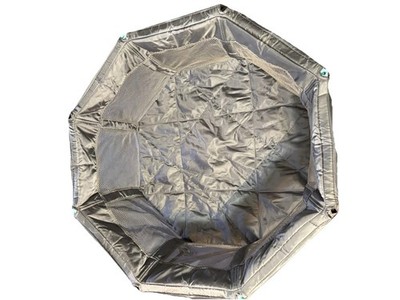 Hiccapop Minipod Playpen 30'' x 14'' Travel Collapsible Infant Baby Bed washable 