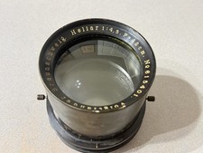 Voigtlander Braunschweig Heliar 42cm 420mm Brass Portrait Lens 1931 MEGARARE