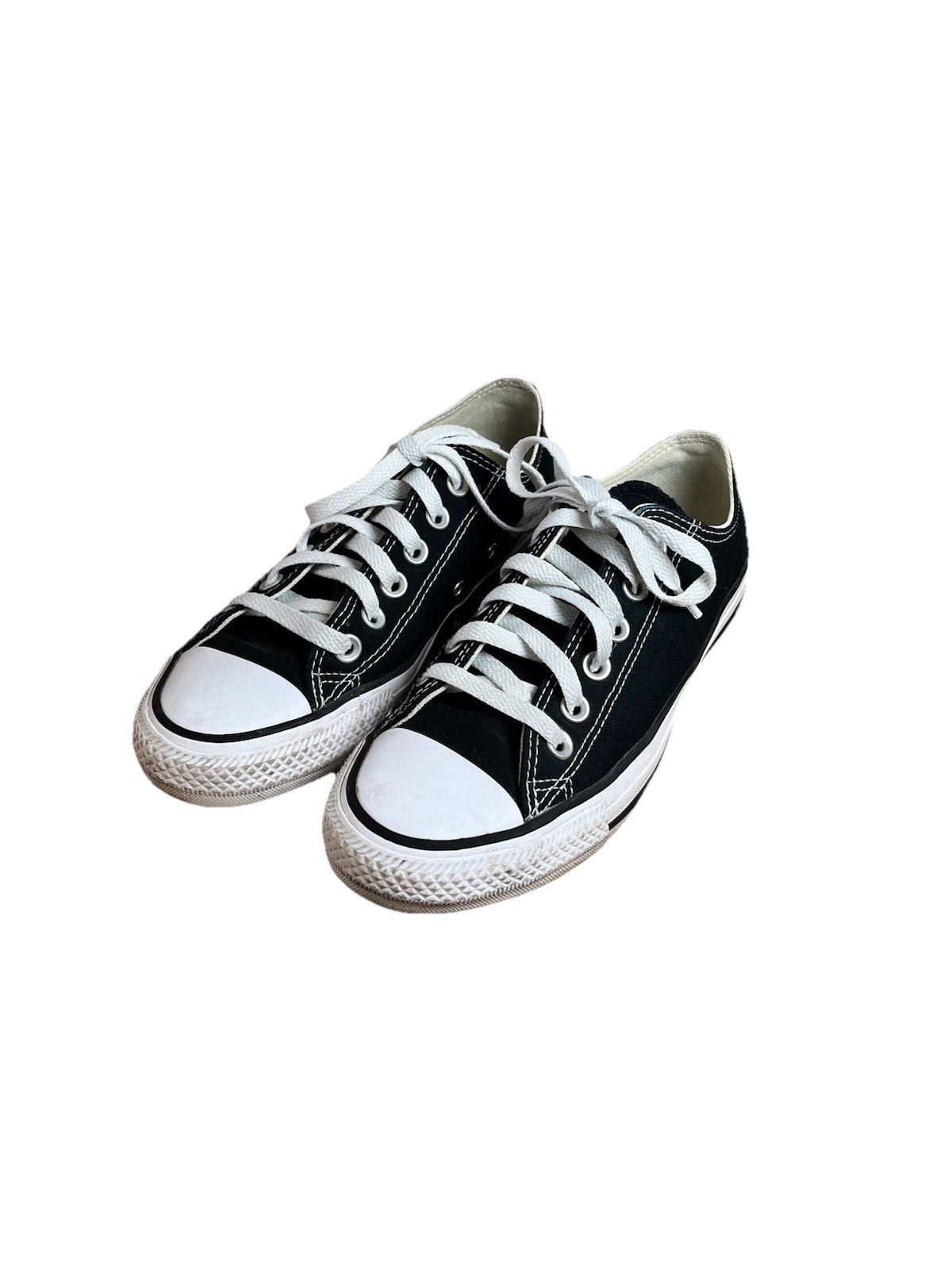 Converse Chuck Taylor All Star Shoes Mens 5 Womens 7 Black Low Top Sneakers