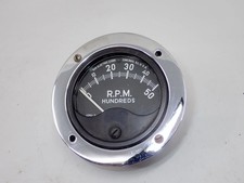 1940s Sun 5000 Rpm Tachometer Model D-3 Chrome Bezel D3 Tach Period Hot Rod