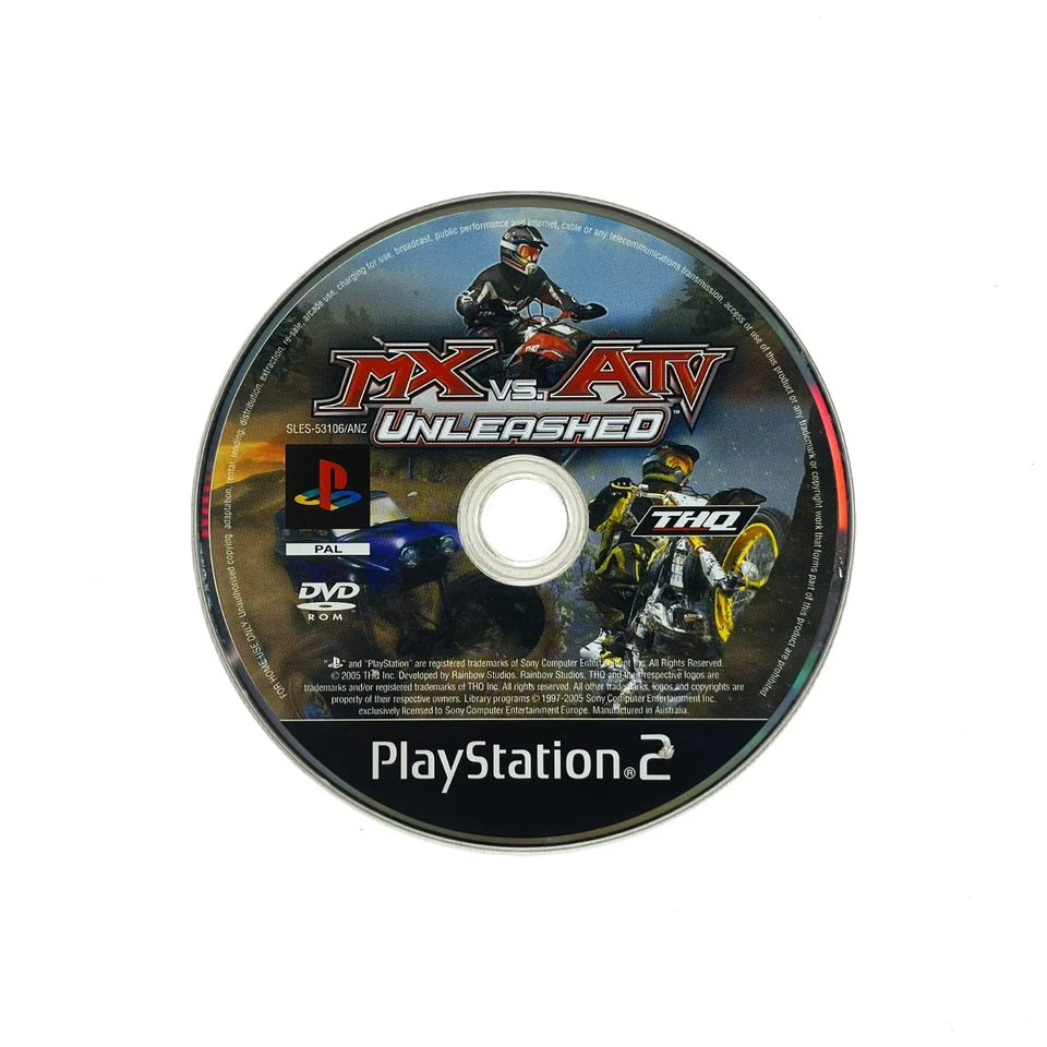 MX vs ATV Unleashed - PlayStation 2 PS2 PAL - Preowned - Free Post - Image 3 of 4
