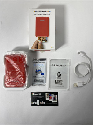 Polaroid ZIP Zink MOBILE PHOTO PRINTER IN RED NEW IN OPEN BOX | eBay