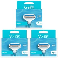 Original Gillette Venus 3 Pack of 4 Replacement Razor Blades for woman 9.25 per razor