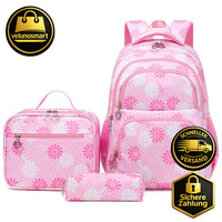 Schulrucksack MäDchen Teenager Rucksack Mit Lunchtasche Und Stiftetasche Set