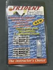 Trident Aqua-Optics Mask Magnifier Kit 1.5 Lens Scuba Snorkel Swim