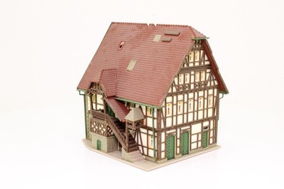 Vollmer 24015 Spur N Fachwerkhaus Altstadthaus fertig aufgebaut