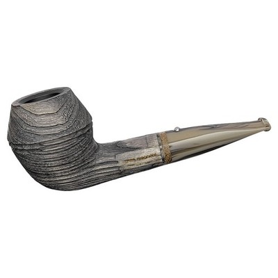 White Elephant Pfeife Erta Ale 4, sandgestrahlt, grau