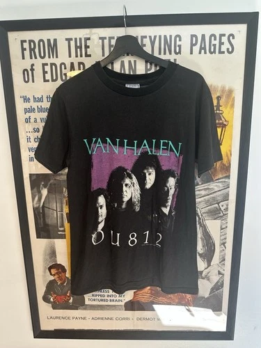Van Halen OU812 Concert Tshirt Peoria IL 1980s vintage concert t-shirt, vintage, single stitch, B+ condition