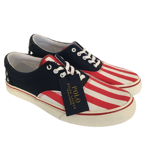 Polo Ralph Lauren Shoes Mens 8 USA Flag 