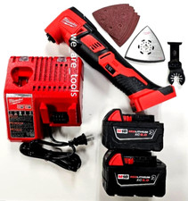 Milwaukee M18 2626-20 Multi-Tool, 2) 5.0 AH B...