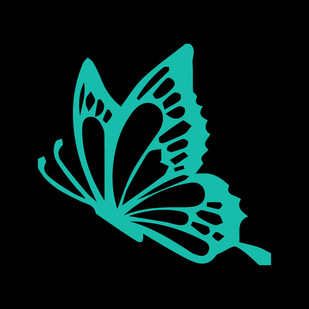 Décalcomanies Papillon Pour Vitre - Lot De 5 - Couleur Au Choix - Style Moderne - Neuf