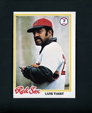 Luis Tiant 1978 Topps - Boston Red Sox #345 EX-MT