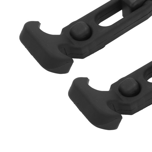 ♡ 2Pcs Rubber Hood Catch T Handle Elastic Hasp Flexible Draw Latches & Screws - Picture 24 of 24
