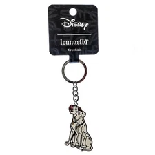Disney's Loungefly 101 Dalmatians Dogs 2.5" Enamel Keychain Pongo Perdita
