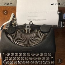 vintage remington rand typewriter thumbnail