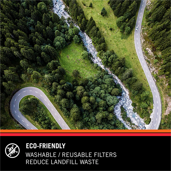 K&N E-3340 High Performance Air Filter - Washable, Reusable, Increases Horsepower & Acceleration - View #9