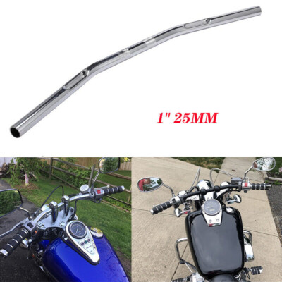 Chrome 1'' Drag Handlebar Bar For Honda Shadow VT VT1100 VT750 VT600 VF750 Magna