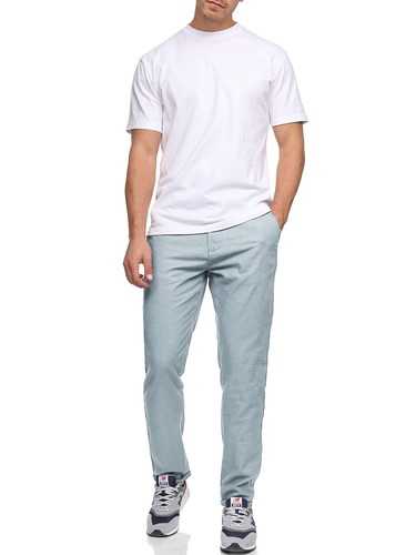 Indicode Hombre Pantalones de Lino Haverfield Pantalones de Tela Ligeros Pantalones de Verano Tela de Lino - Imagen 35 de 36