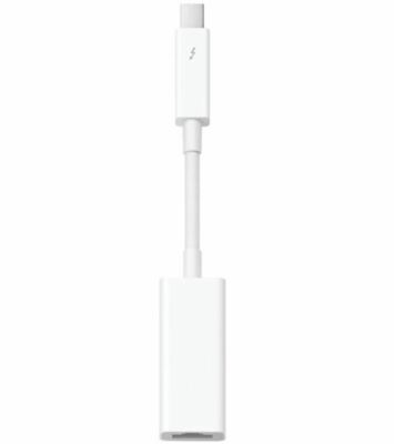 Apple Thunderbolt 2 auf Gigabit Ethernet Adapter MD463ZM weiß