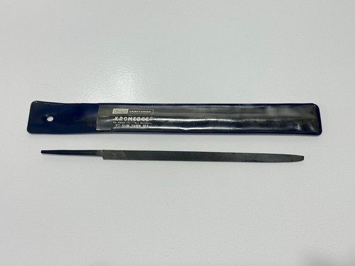 Vintage Craftsman Tools USA 9 31273 KROMEDGE 7” Slim Taper Triangular File, Case - Picture 1 of 7