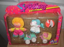3268 Vintage Fisher Price Smooshees Cuddlers Mary Missy Mare Set