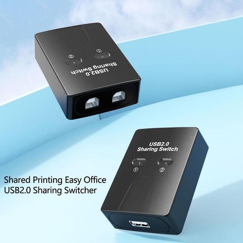 2 in 1 USB2.0 Hub Printer Sharer USB Switcher✨c O8A2 - Afbeelding 7 van 13