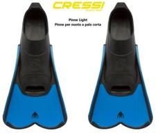 PINNE CRESSI SUB CORTE LIGHT BLU NUOTO PISCINA