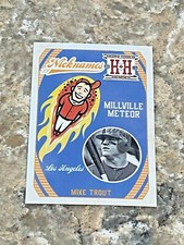 2013 Panini Hometown Heroes Nicknames Mike Trout #N5 Los Angeles Angels Baseball