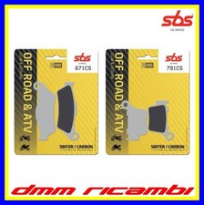 Pastiglie freno anteriori + posteriori SBS CS KTM SX 85 19/16 2024 2025 2026