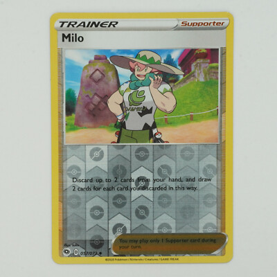 Milo 057/073 Reverse Holo Uncommon Champions Path Pokemon Card
