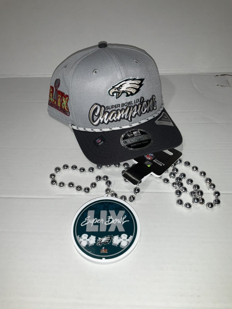 EAGLES SUPER BOWL 59 CHAMPIONS NEW ERA SNAPBACK HAT & MEDALLION