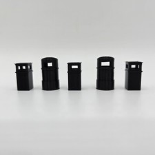 1/43.5 Scale Litter Bins "Round And Square" O Gauge