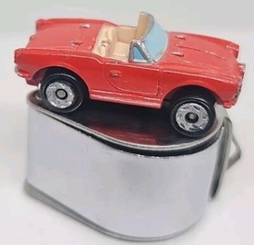 1994 LGT MICRO MACHINES ALFA ROMEO GIULETTA SPIDER RED & TAN - FAST SHIPPING 