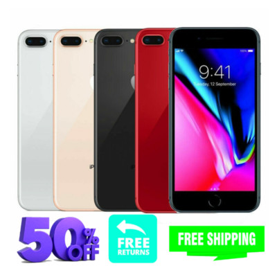 Apple iPhone 8 Plus 64GB Gold Silver WIFI Unlocked Verizon Att iOS 4G CDMA