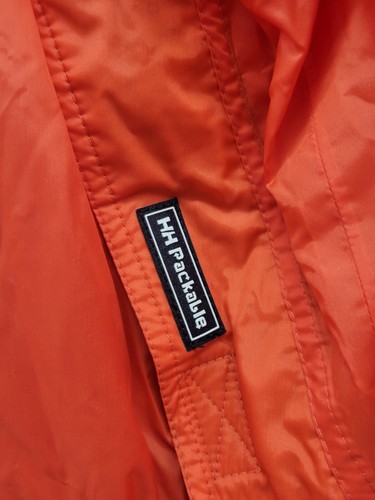 Helly Hansen VTR Helium Jacket Mens Small Neon Orange Lightweight Packable - Picture 4 of 5