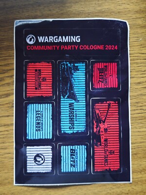 World Of Tanks Wargaming Warships Stickerbogen Gamescom Merchandise Exklusiv