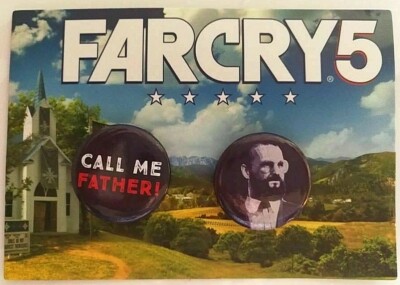 Far Cry 5---Pins/Anstecker/Abzeichen---2er Set---TOP---Rar