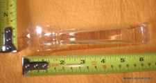 Lot of 12 Carlisle 4206-07 Pom Tongs 6" Clear Serving Commercial Utensil Plastic