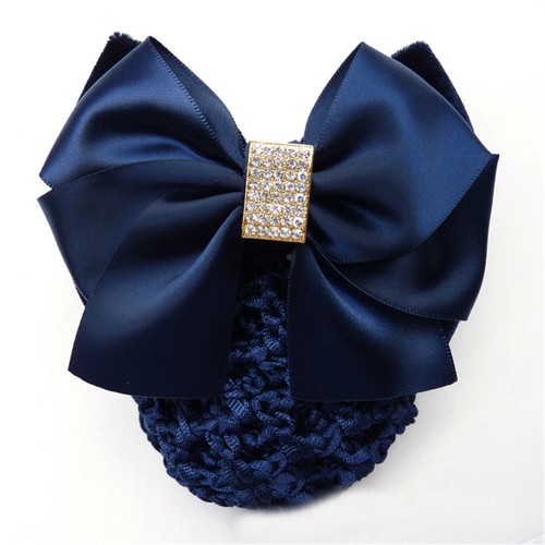 Satin Schleife Haarspange Damen Haar Netz Braten Clips Abdeckung Schal Zubehör K - Bild 41 von 52