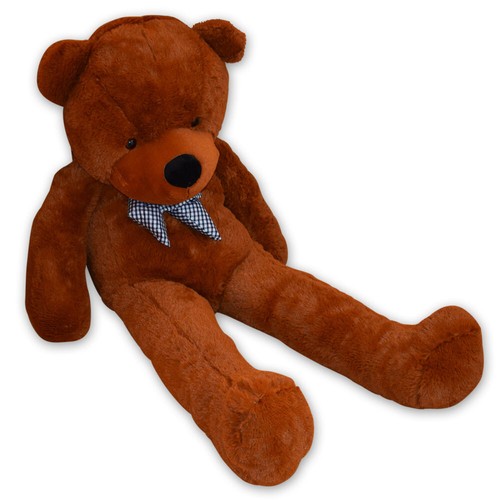 XXL Riesen Teddybär Kuschelbär Kuscheltier Riesen Plüschtier Bär 120cm Braun - Bild 2 von 7