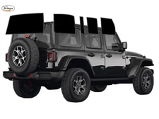 Computerized Custom PreCut 2Ply Window Tint Film Kit For 18-25 Jeep Wrangler 4dr