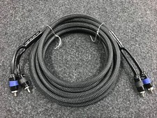 Sky High Car Audio 18 ft 2 Channel PREMIUM RCA Cable Nylon Copper Braided 6 M