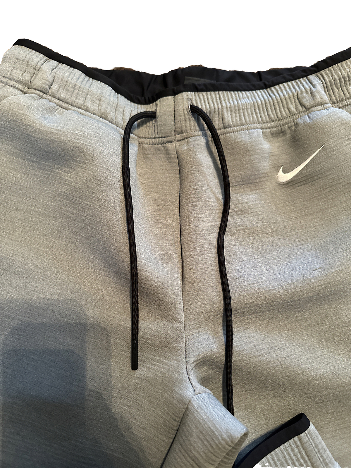 Nike Therma DriFit Training Jogger Pants Heather Gray Black AO5857063